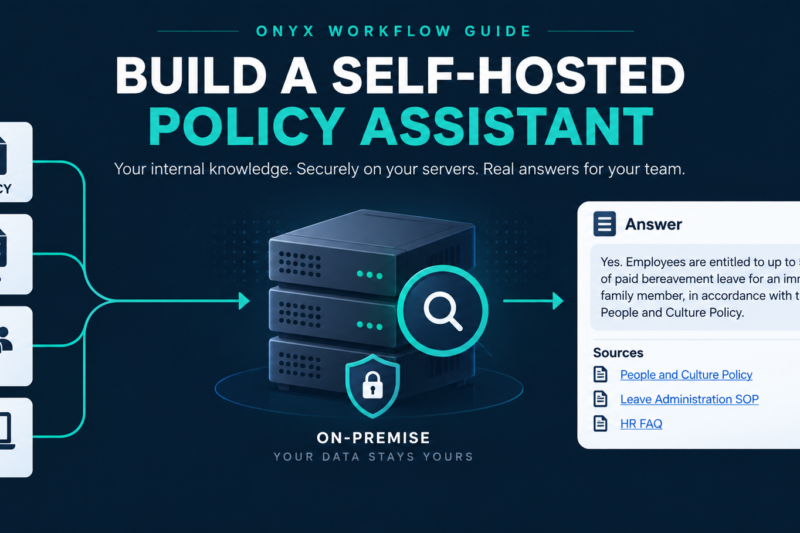 Build a Self-Hosted Policy Assistant with Onyx